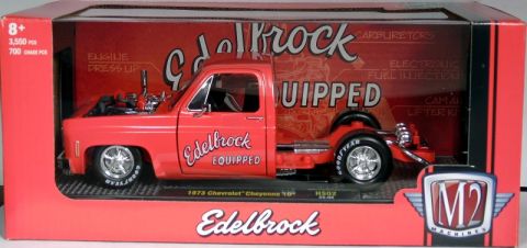 M2 Machines Hobby 1:24 Scale Exclusive HS02 1973 Chevrolet Cheyenne Super  10 EDELBROCK EQUIPPED